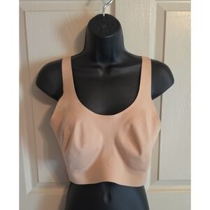 Knix Revolution  Seamless Bralette Adjustable Pullover Warm Sand Bra Size L++